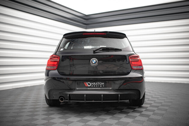 Street Pro Heckschürze Heck Ansatz Diffusor passend für BMW 1er F20 SCHWARZ