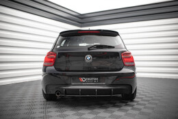 Street Pro Heckschürze Heck Ansatz Diffusor passend für BMW 1er F20 SCHWARZ