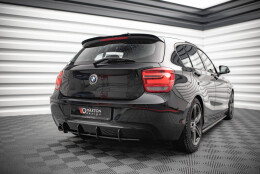 Street Pro Heckschürze Heck Ansatz Diffusor passend für BMW 1er F20 SCHWARZ