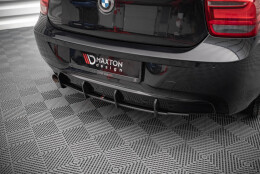 Street Pro Heckschürze Heck Ansatz Diffusor passend für BMW 1er F20 SCHWARZ