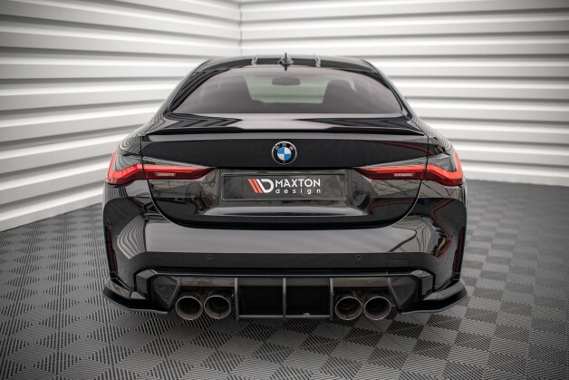 Street Pro Heckschürze Heck Ansatz Diffusor passend für BMW M4 G82 SCHWARZ