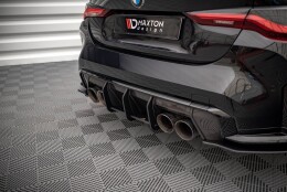 Street Pro Heckschürze Heck Ansatz Diffusor passend für BMW M4 G82 SCHWARZ