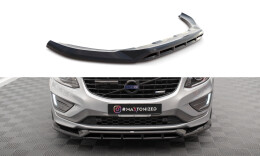 Street+ Spoilerlippe Front Ansatz passend für Volvo XC60 R-Design Mk1 FL schwarz Hochglanz