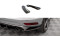 Heck Ansatz Flaps Diffusor passend für Volvo XC60 R-Design Mk1 Facelift schwarz Hochglanz