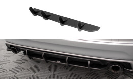 Street Pro Heckschürze Heck Ansatz Diffusor passend für Volvo XC60 R-Design Mk1 Facelift rot