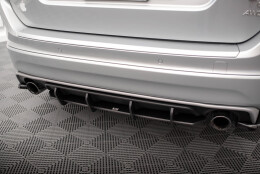 Street Pro Heckschürze Heck Ansatz Diffusor passend für Volvo XC60 R-Design Mk1 Facelift rot
