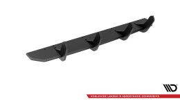 Street Pro Heckschürze Heck Ansatz Diffusor passend für Volvo XC60 R-Design Mk1 Facelift rot