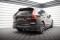Mittlerer Cup Diffusor Heck Ansatz DTM Look für Volvo XC60 R-Design Mk2 Facelift schwarz Hochglanz