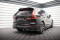 Mittlerer Cup Diffusor Heck Ansatz DTM Look passend für Volvo XC60 R-Design Mk2 Facelift schwarz Hochglanz