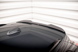 Heck Spoiler Aufsatz Abrisskante passend für Volvo V90 R-Design Mk2 schwarz Hochglanz