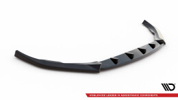 Cup Spoilerlippe Front Ansatz für Volvo V90 R-Design Mk2 schwarz Hochglanz
