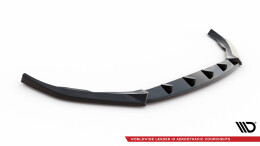 Cup Spoilerlippe Front Ansatz passend für Volvo V90 / S90 R-Design Mk2 schwarz Hochglanz