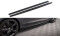 Seitenschweller Ansatz Cup Leisten passend für Volvo V90 / S90 R-Design Mk2 schwarz Hochglanz