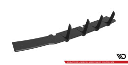 Street Pro Heckschürze Heck Ansatz Diffusor passend für Kia Optima Mk4 FL schwarz-rot