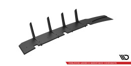 Street Pro Heckschürze Heck Ansatz Diffusor passend für Kia Optima Mk4 FL schwarz-rot