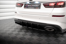 Street Pro Heckschürze Heck Ansatz Diffusor passend für Kia Optima Mk4 Facelift rot