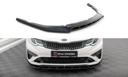Street+ Spoilerlippe Front Ansatz V.1 passend für Kia Optima Mk4 FL schwarz Hochglanz