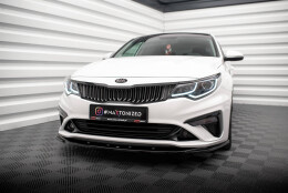 Cup Spoilerlippe Front Ansatz V.2 passend für Kia Optima Mk4 Facelift schwarz Hochglanz