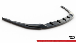 Cup Spoilerlippe Front Ansatz V.2 passend für Kia Optima Mk4 Facelift schwarz Hochglanz