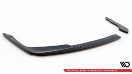 Heck Ansatz Flaps Diffusor V.1 passend für Kia Optima Mk4 Facelift schwarz Hochglanz