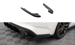 Heck Ansatz Flaps Diffusor V.2 passend für Kia Optima Mk4 Facelift schwarz Hochglanz