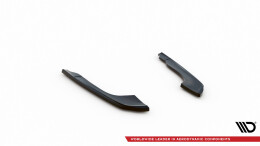 Heck Ansatz Flaps Diffusor V.2 passend für Kia Optima Mk4 Facelift schwarz Hochglanz