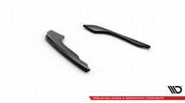 Heck Ansatz Flaps Diffusor V.2 passend für Kia Optima Mk4 Facelift schwarz Hochglanz