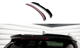 Heck Spoiler Aufsatz Abrisskante für Hyundai Tucson Mk4 schwarz Hochglanz
