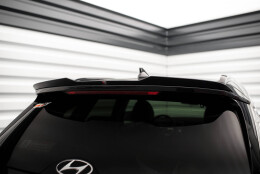 Heck Spoiler Aufsatz Abrisskante passend für Hyundai Tucson Mk4 schwarz Hochglanz