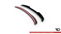 Heck Spoiler Aufsatz Abrisskante passend für Hyundai Tucson Mk4 schwarz Hochglanz