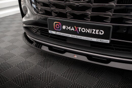 Cup Spoilerlippe Front Ansatz V.1 passend für Hyundai Tucson Mk4 schwarz Hochglanz