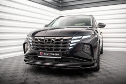 Cup Spoilerlippe Front Ansatz V.2 passend für Hyundai Tucson Mk4 schwarz Hochglanz