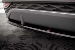 Heck Ansatz Flaps Diffusor passend für Hyundai Tucson Mk4 schwarz Hochglanz