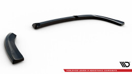 Heck Ansatz Flaps Diffusor passend für Hyundai Tucson Mk4 schwarz Hochglanz