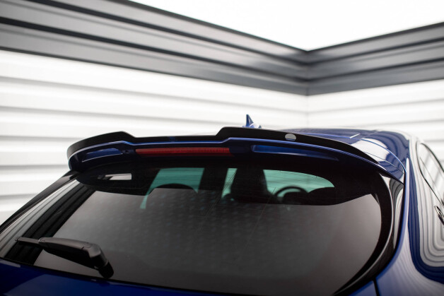 Heck Spoiler Aufsatz Abrisskante passend für Maserati Levante Mk1 schwarz Hochglanz