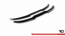Heck Spoiler Aufsatz Abrisskante für Maserati Levante Mk1 schwarz Hochglanz