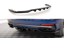 Mittlerer Cup Diffusor Heck Ansatz DTM Look passend für Maserati Levante GTS Mk1 schwarz Hochglanz
