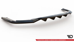 Mittlerer Cup Diffusor Heck Ansatz DTM Look passend für Maserati Levante GTS Mk1 schwarz Hochglanz