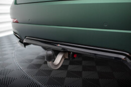 Mittlerer Cup Diffusor Heck Ansatz DTM Look passend für Maserati Levante Mk1 schwarz Hochglanz