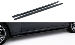 Street+ Seitenschweller Leisten passend für Maserati Levante GT Mk1 FL schwarz Hochglanz