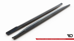 Street+ Seitenschweller Leisten passend für Maserati Levante GT Mk1 FL schwarz Hochglanz