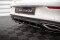 Mittlerer Cup Diffusor Heck Ansatz DTM Look passend für Mercedes-Benz C Coupe AMG-Line C205 Facelift schwarz Hochglanz