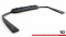 Mittlerer Cup Diffusor Heck Ansatz DTM Look passend für Mercedes-Benz C Coupe AMG-Line C205 Facelift schwarz Hochglanz
