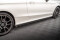 Seitenschweller Ansatz Cup Leisten passend für Mercedes-Benz C Coupe AMG-Line C205 Facelift schwarz Hochglanz