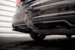 Street+ Mittlerer Diffusor RACE Heck Ansatz V.2 passend für Volvo V90 Mk2 schwarz Hochglanz