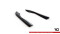 Heck Ansatz Flaps Diffusor passend für Volvo V90 Mk2 schwarz Hochglanz