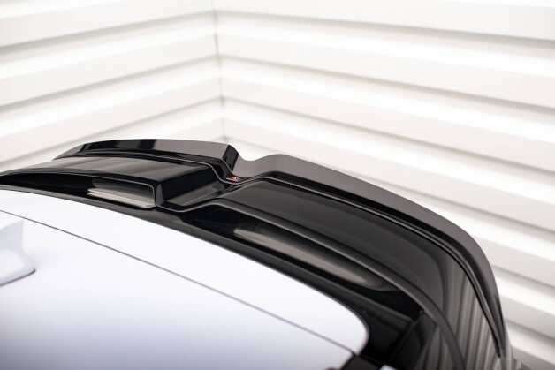 Heck Spoiler Aufsatz Abrisskante passend für Hyundai Kona N Mk1 schwarz Hochglanz