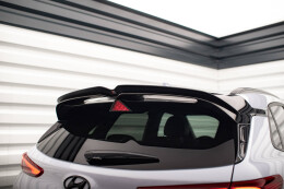 Heck Spoiler Aufsatz Abrisskante für Hyundai Kona N Mk1 schwarz Hochglanz