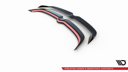 Heck Spoiler Aufsatz Abrisskante passend für Hyundai Kona N Mk1 schwarz Hochglanz