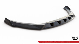 Cup Spoilerlippe Front Ansatz V.1 passend für Hyundai Kona N Mk1 schwarz Hochglanz